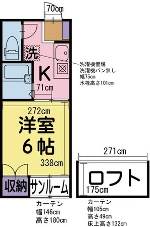 セサミ本郷Ⅱの物件間取画像